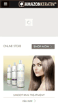 Mobile Screenshot of amazonkeratin.com