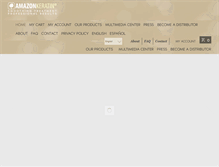 Tablet Screenshot of amazonkeratin.com